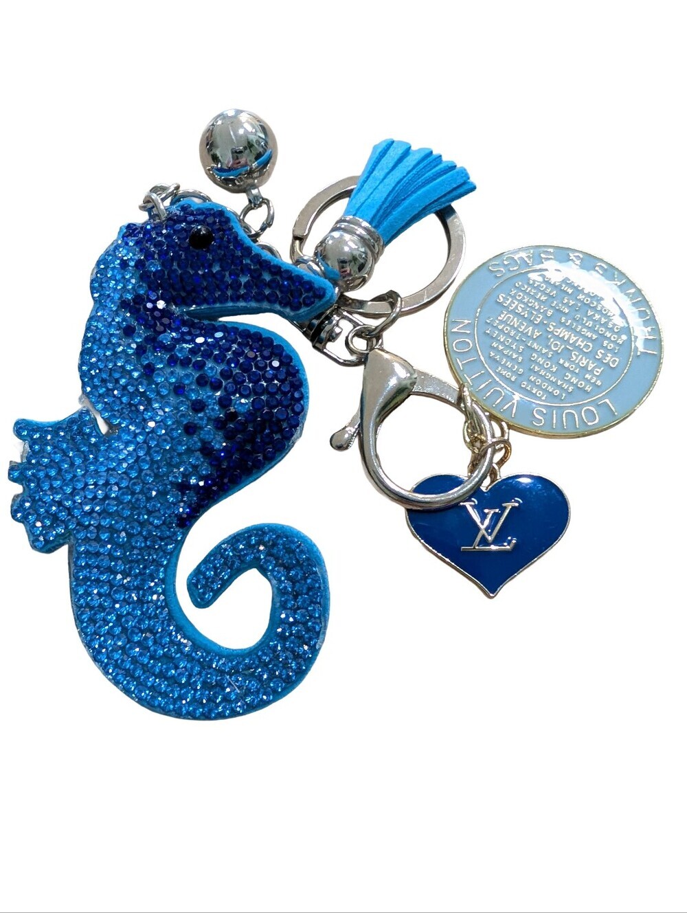 Louis Vuitton Trunks & Bags Charm 35mm (1) & (1) Louis Vuitton Heart Charm